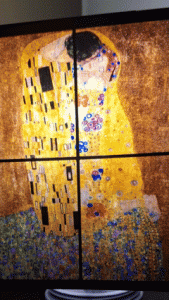 klimt square night