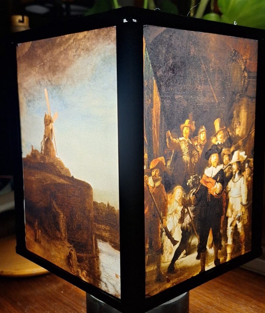 rembrandt square lampshade