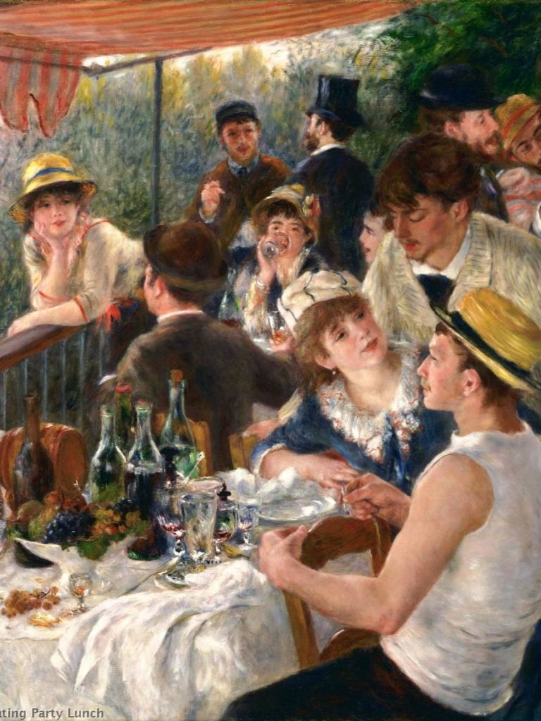 pierre auguste renoir the boating party lunch final