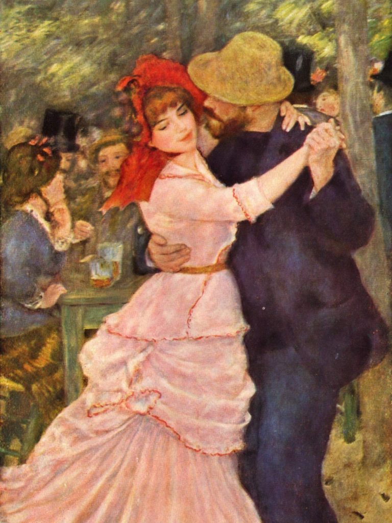 pierre auguste renoir suzanne valadon dance at bougival final