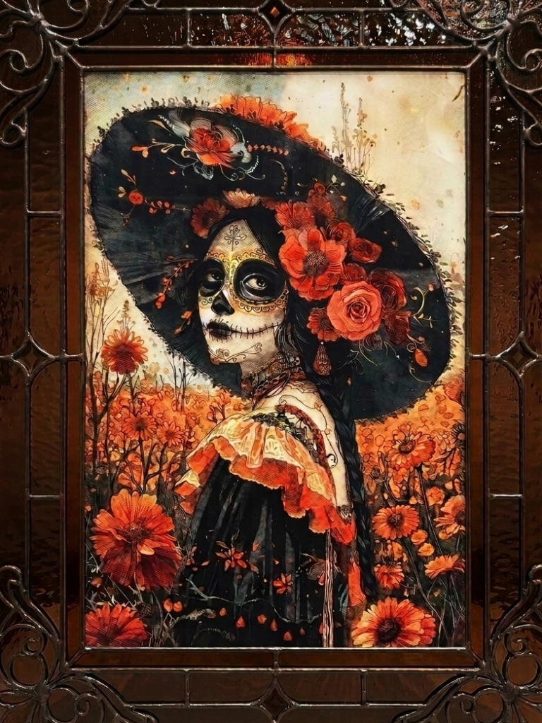 dia de muertos lady